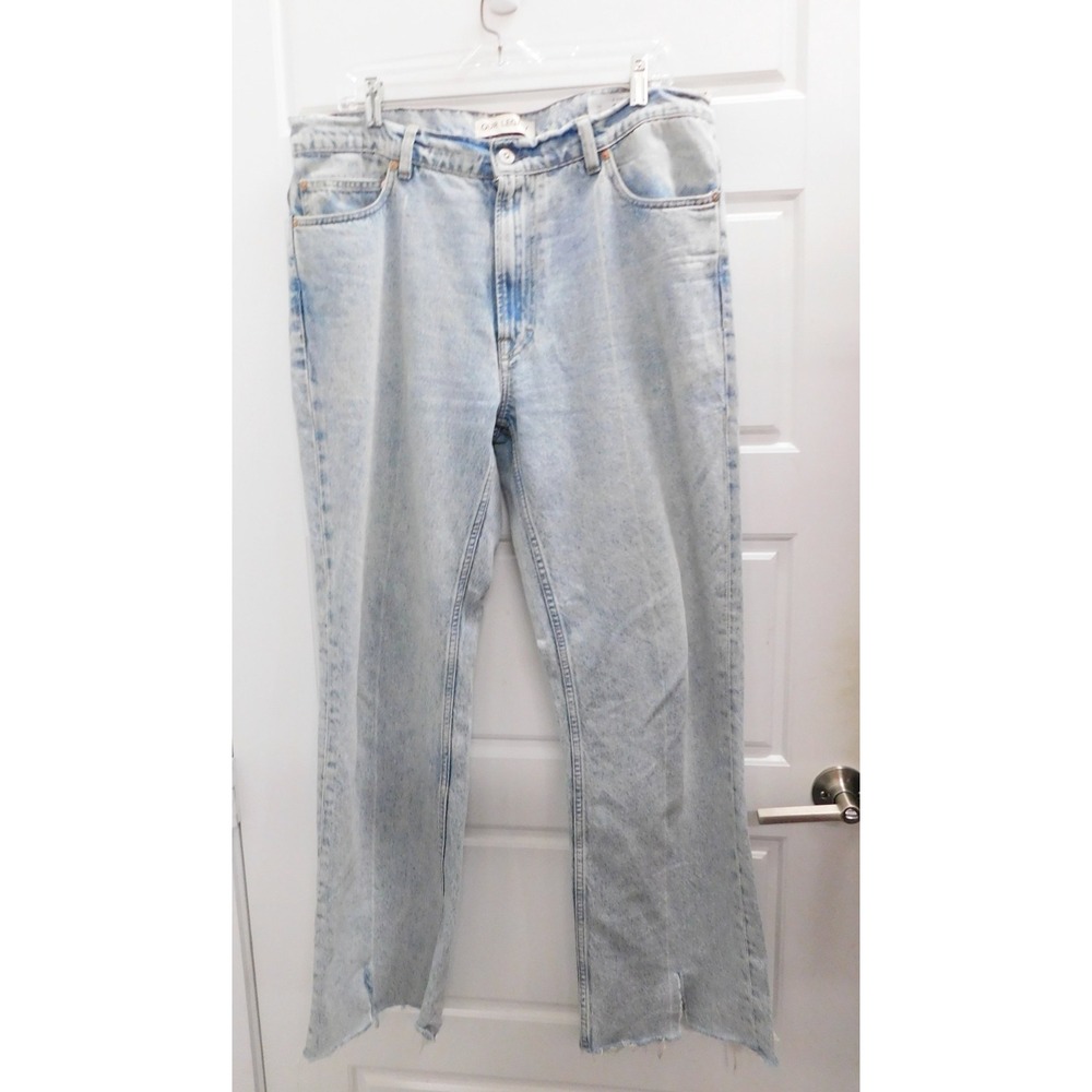 Our Legacy 70s Cut Jeans Bleach Crease Blue sz 36